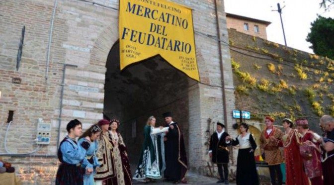 Montefelcino ospita lo storico Mercatino del Feudatario