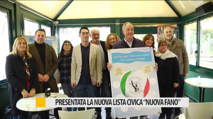 STEFANO POLLEGIONI PRESENTA LA NEONATA LISTA CIVICA NUOVA FANO