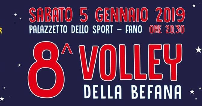 Sport, spettacolo e solidarietà: torna il Volley della Befana